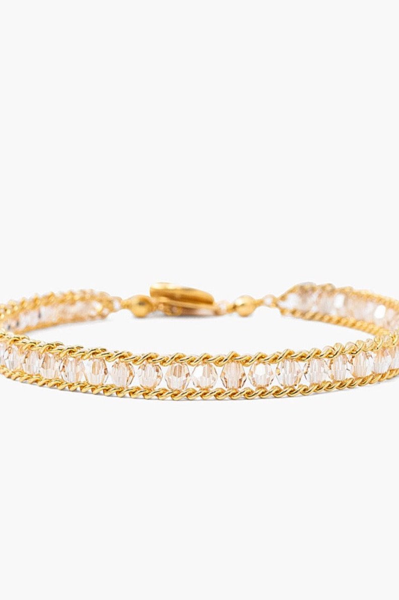 Chan Luu Golden Shadow Crystal Bracelet Dear Lucy