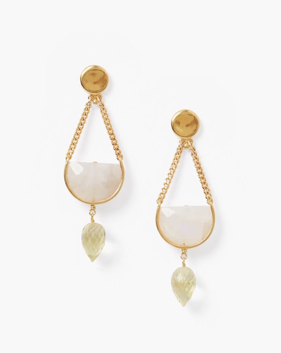 Chan Luu Luna Moonstone Teardrop Earrings Dear Lucy