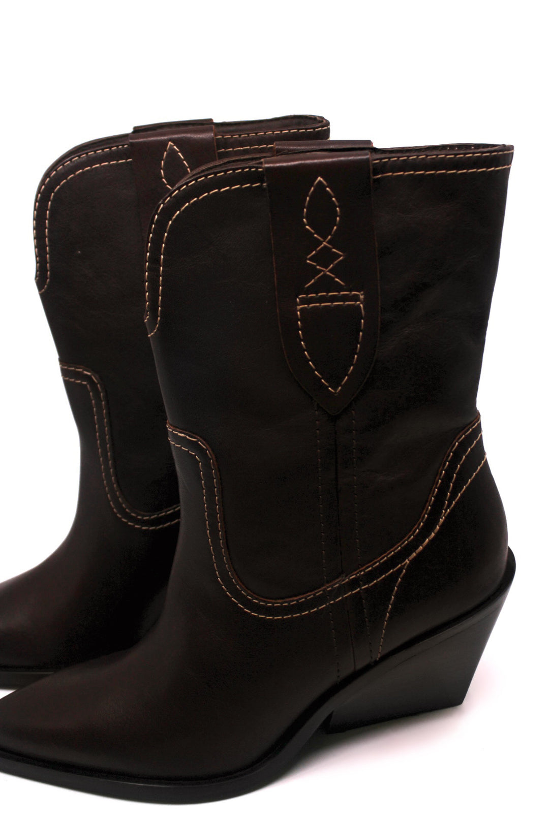 Free People Pitchfork Point Western Boot Fudgesicle