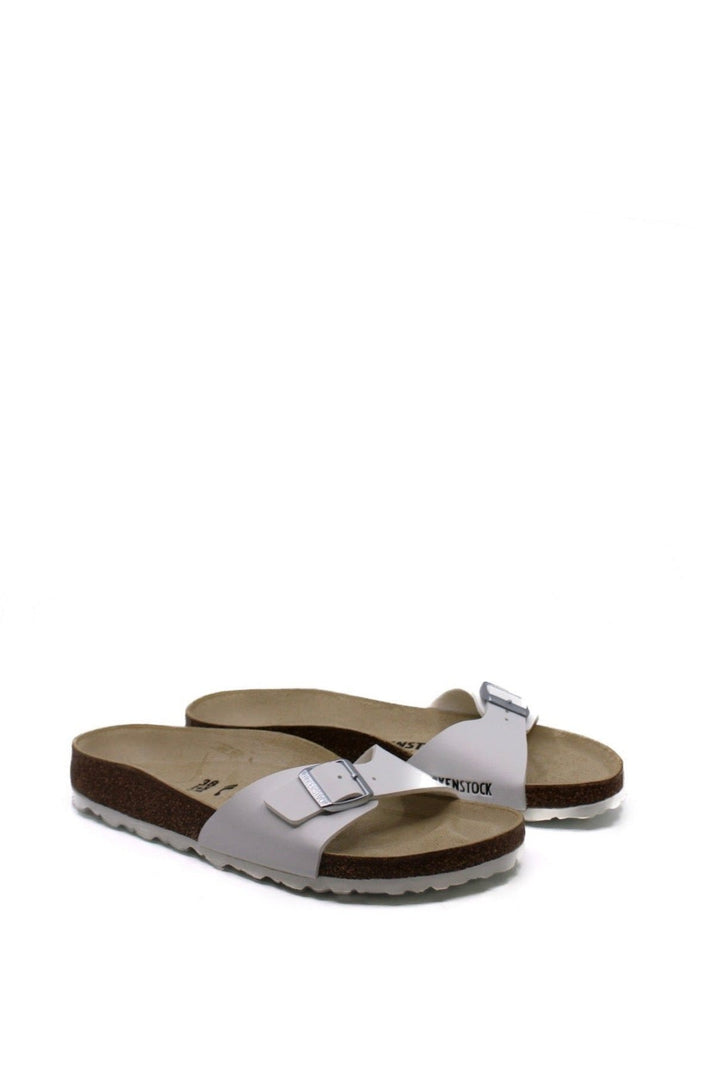 Birkenstock Madrid White Narrow - Dear Lucy