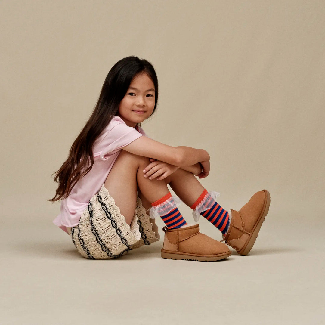 UGG® Kids' Classic Ultra Mini Chestnut