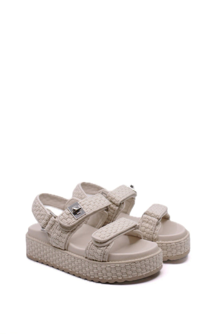 Steve Madden BigMona Bone Raffia