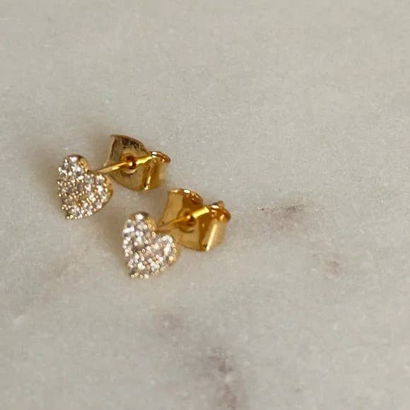 Tramps+Thieves Dalia Heart Studs - Whim BTQ