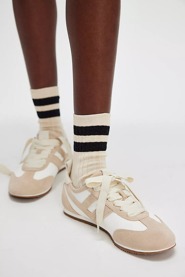 Free People Aces Tennis Shoe Chalk/Desert