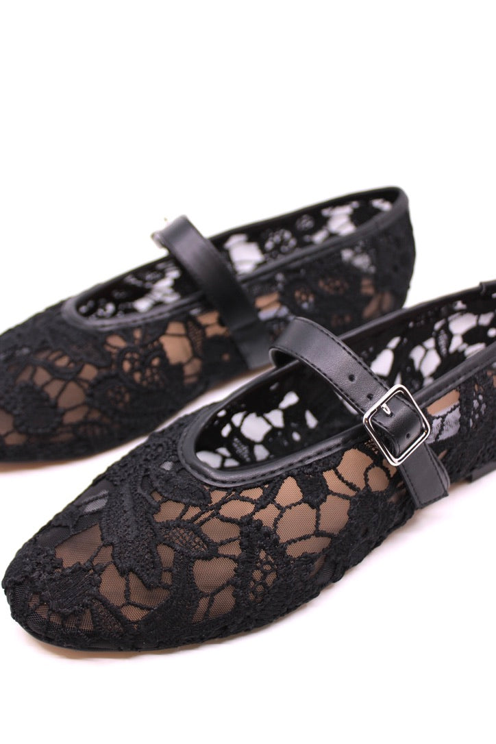 Steve Madden Dreaming Black Lace