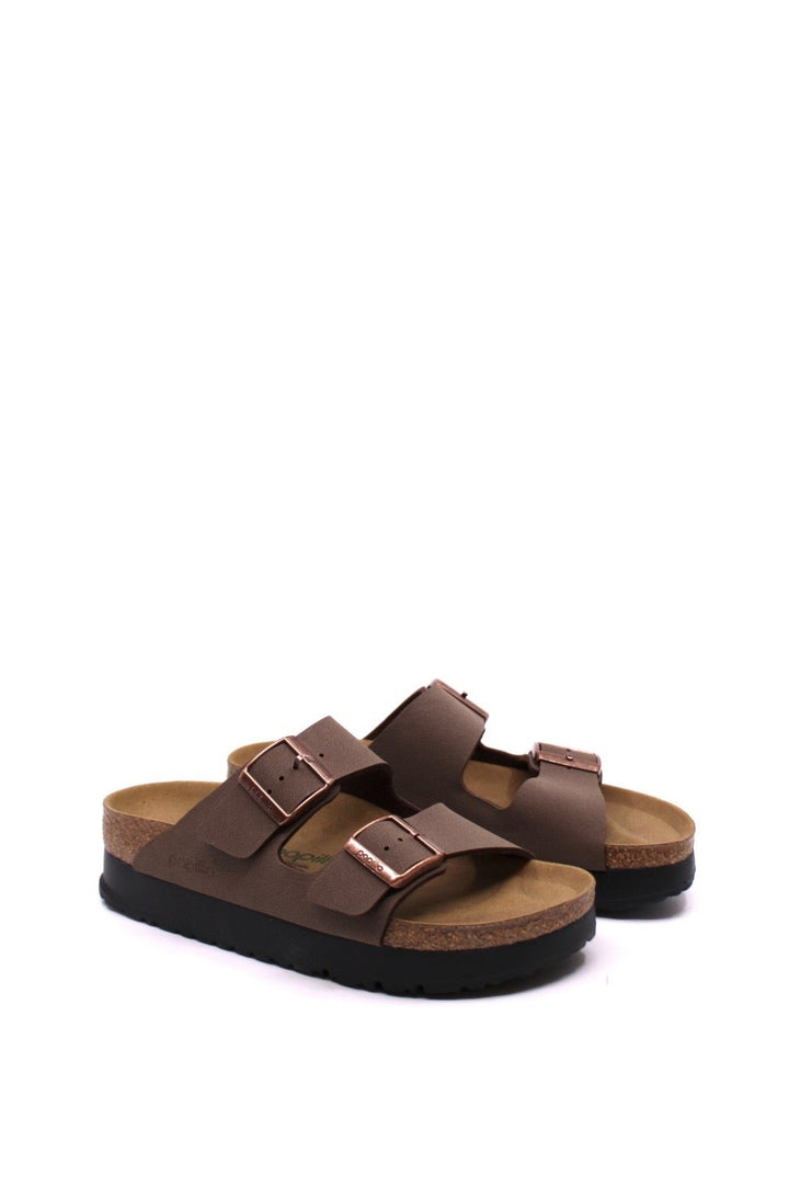 Papillio by Birkenstock Arizona Platform Vegan Mocha Narrow