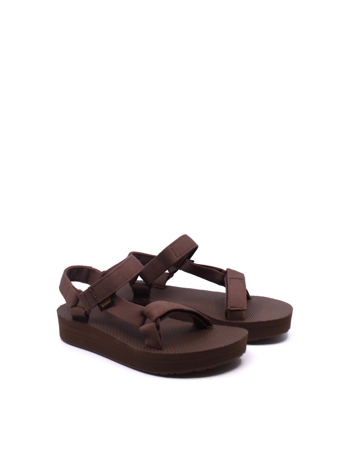 Brown sales leather tevas