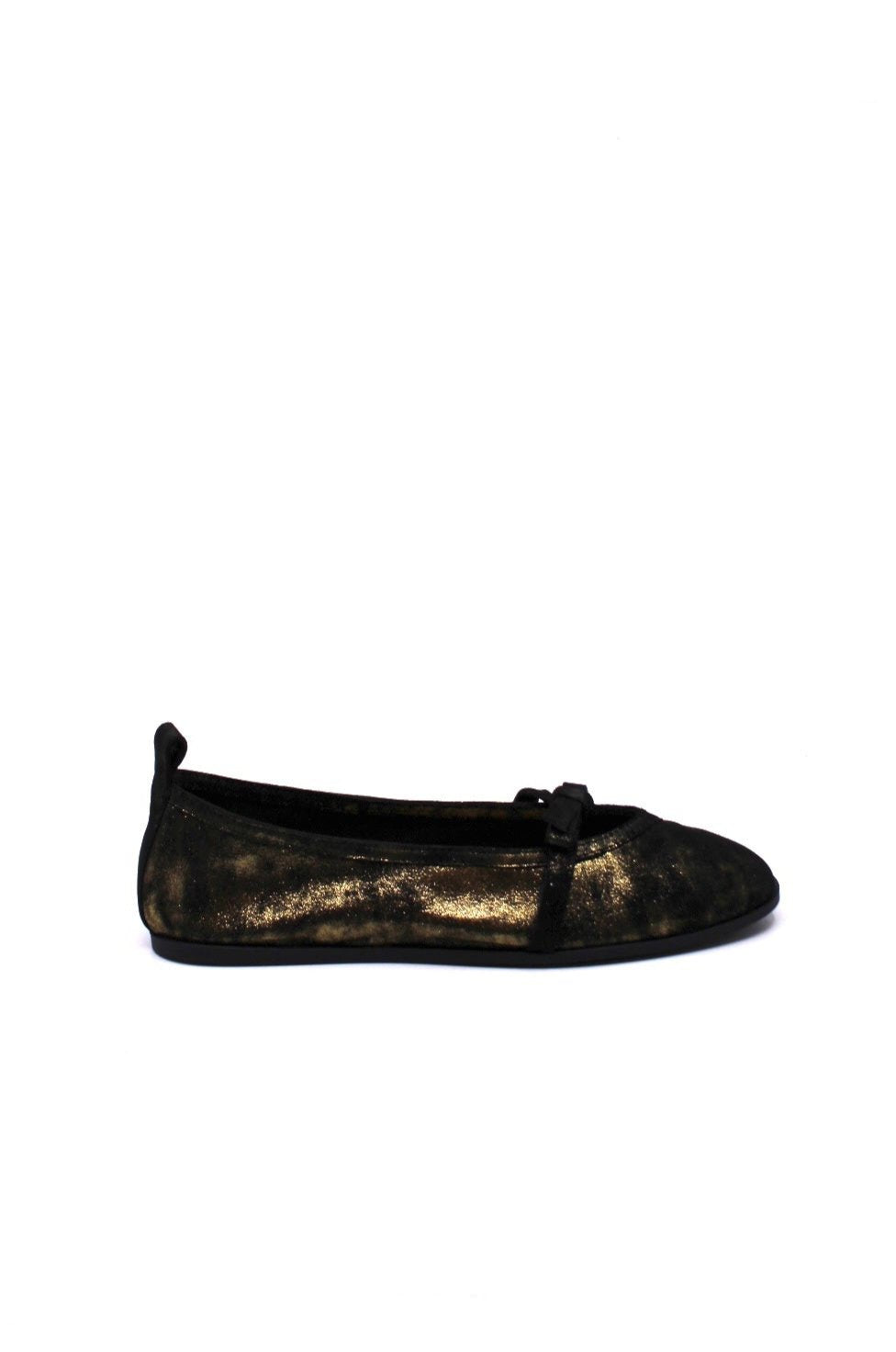 Free People Mania Bow Flat Bronze Age Metallic