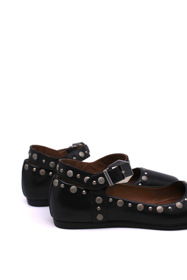 Free People Mystic Mary Jane Flat Black