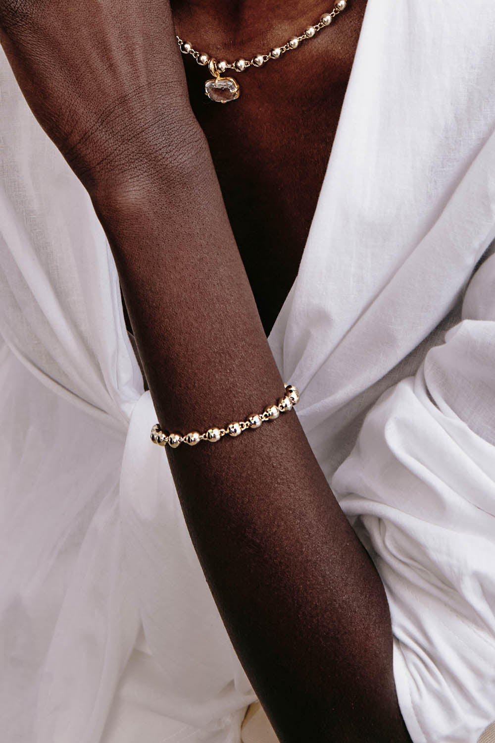 Chan Luu Andie Ball Chain Bracelet