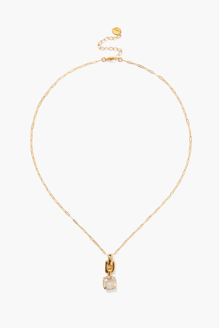 Chan Luu Ellis Necklace Crystal Gold