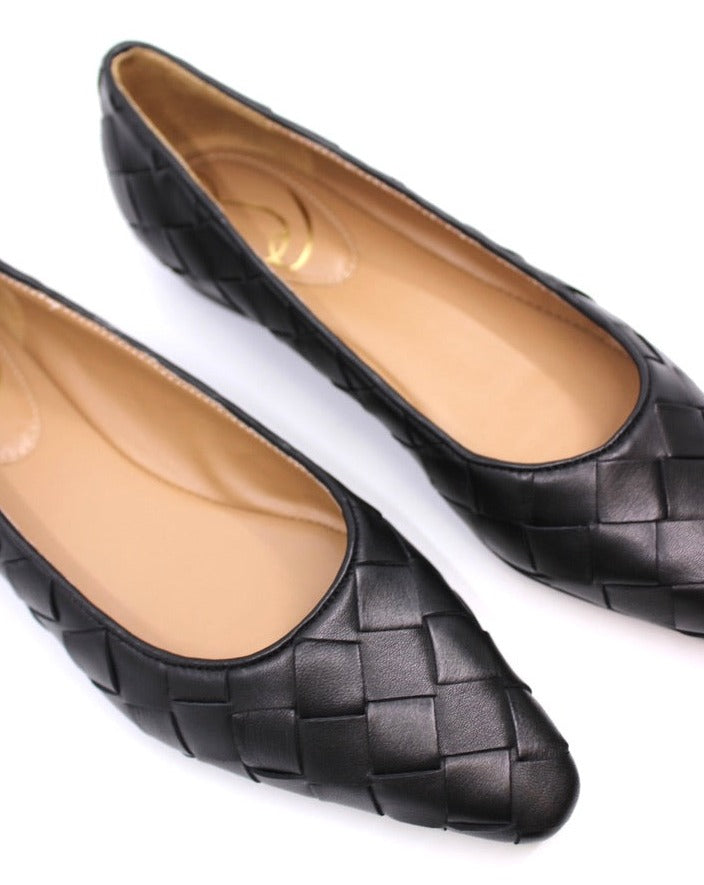 Sam edelman black leather on sale flats