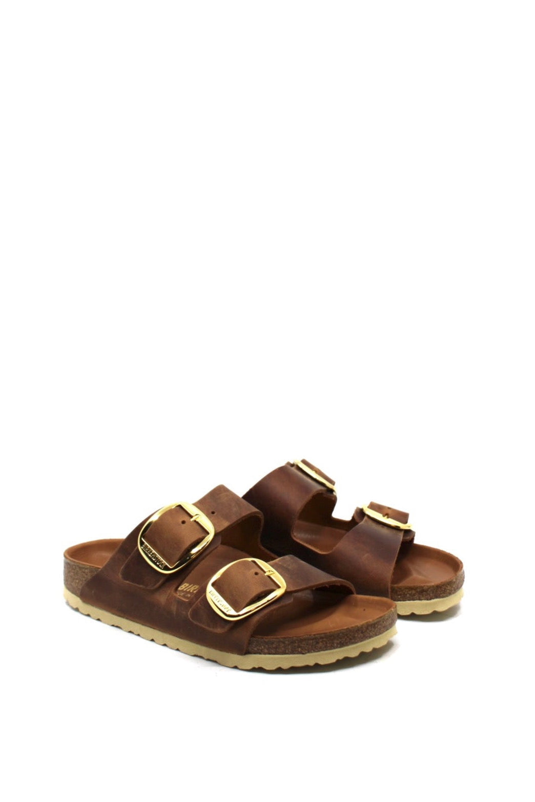 Birkenstock Arizona Big Buckle Cognac Narrow - Dear Lucy