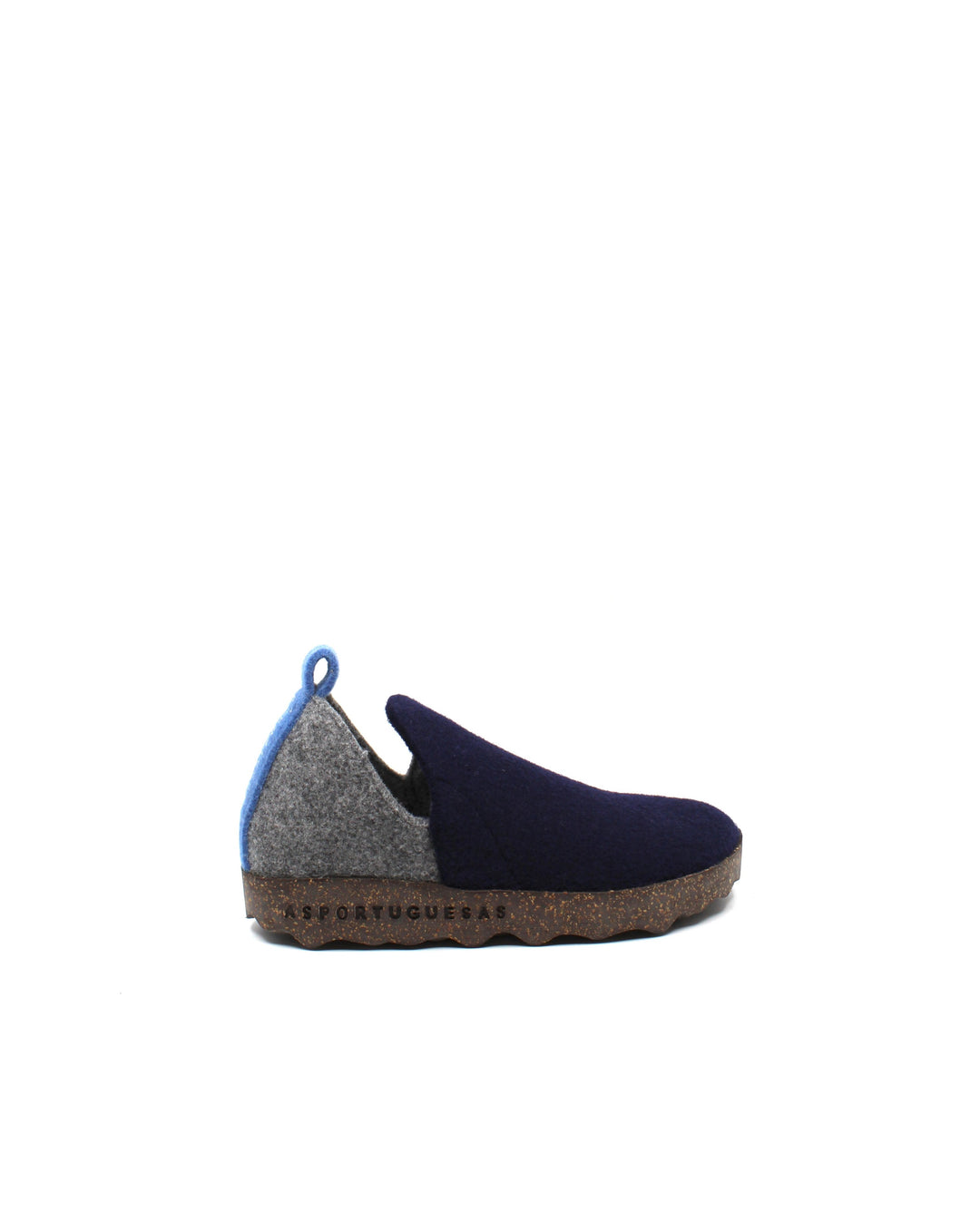 Asportuguesas City Tweed/Felt Combo Blue/Concrete - Dear Lucy