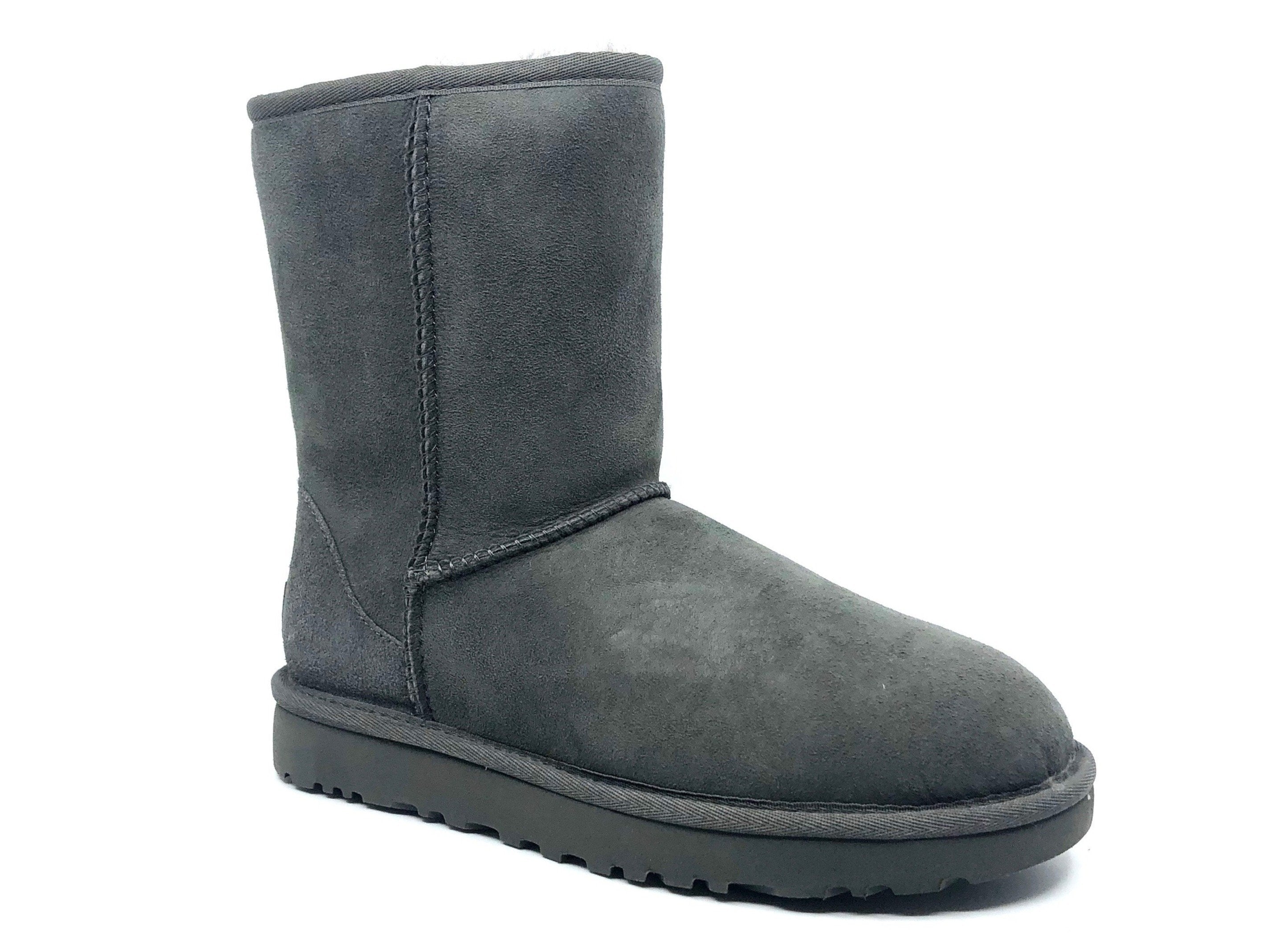 Grey cheap short boots