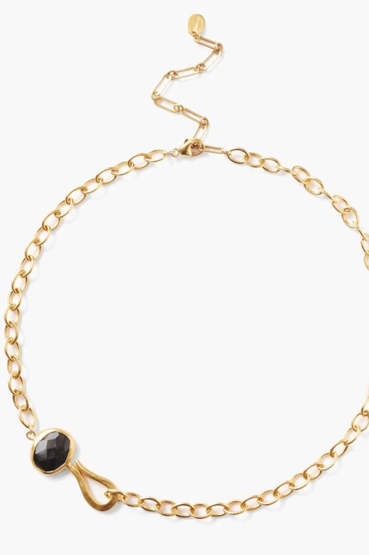 Chan Luu Bezel Wrapped Hypersthene Necklace - Whim BTQ